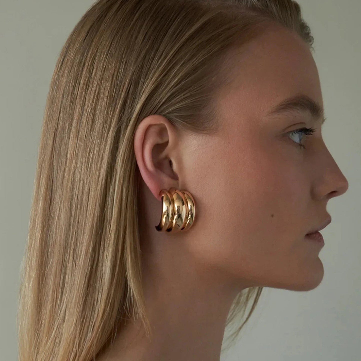[Royal Vicky]Angela Gold Arch Earrings