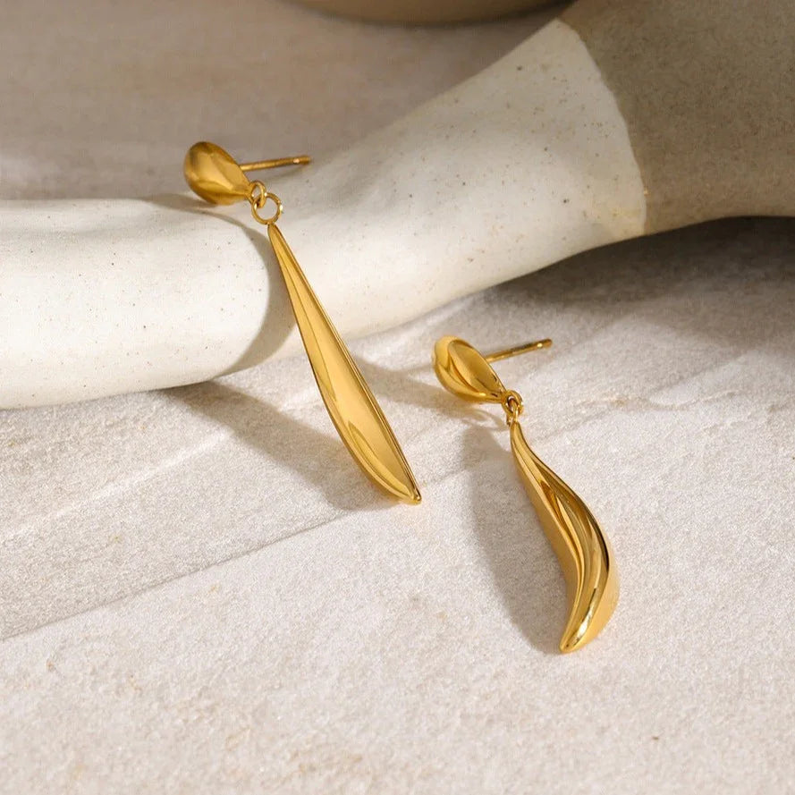 [Royal Vicky]Aspen Gold Earrings