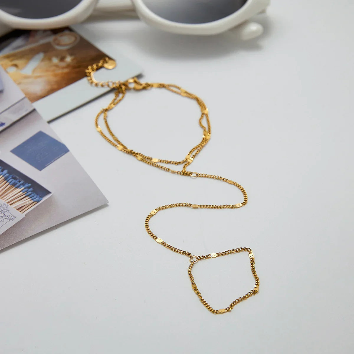 [Royal&Vicky]Mimi Golden Hand Chain