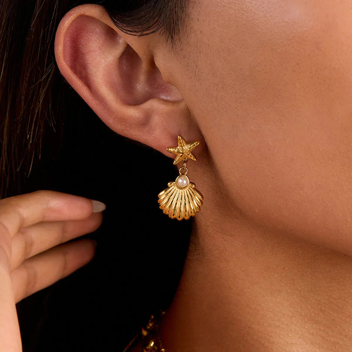 [Royal Vicky]Bernadette Freshwater Pearl Earrings