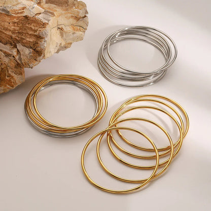 [Royal Vicky]Shannon Gold Bangle Set