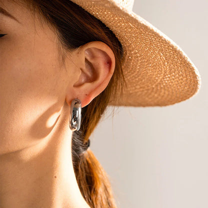 [Royal Vicky]Natalia Chunky Gold Hoops
