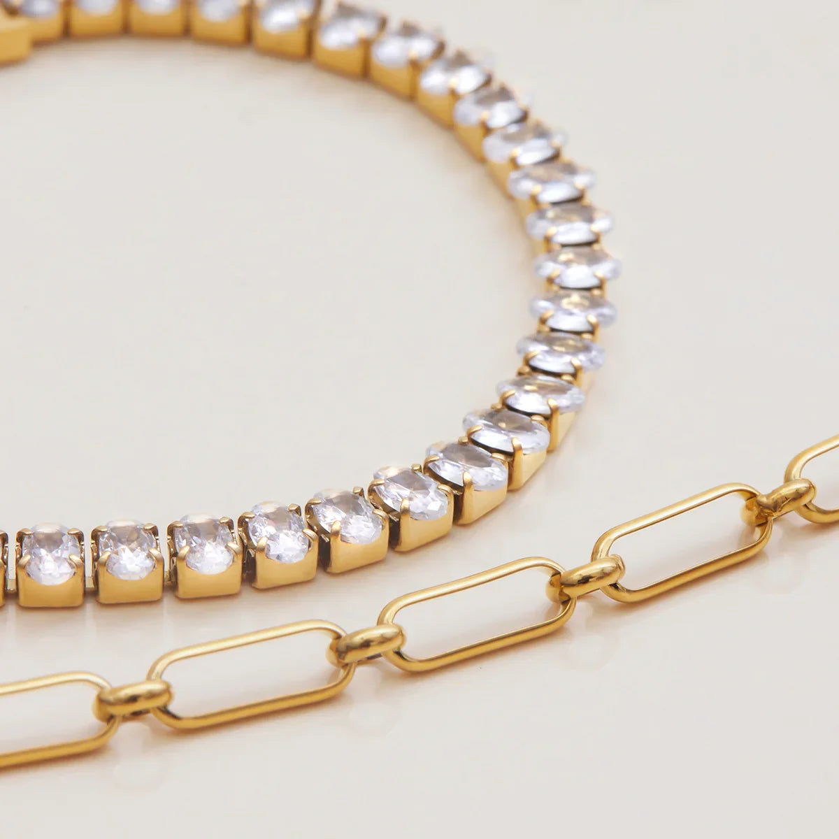 [Royal Vicky]Avaria Oval Cut Tennis Bracelet