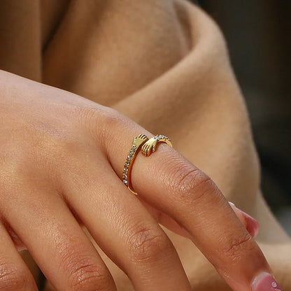 [Royal Vicky]Amaryllis Gold Ring