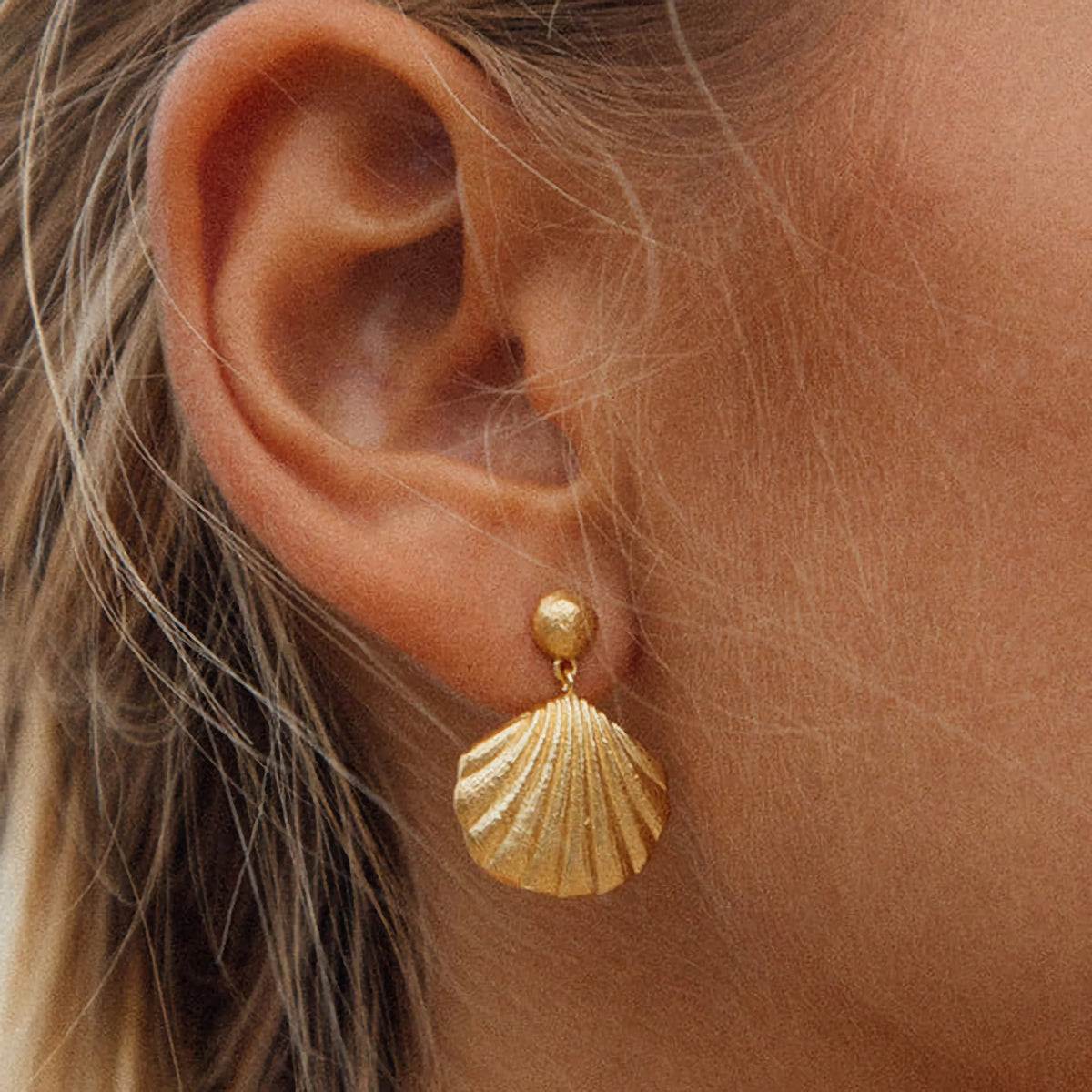 [Royal&Vicky]Delianna Shell Earrings