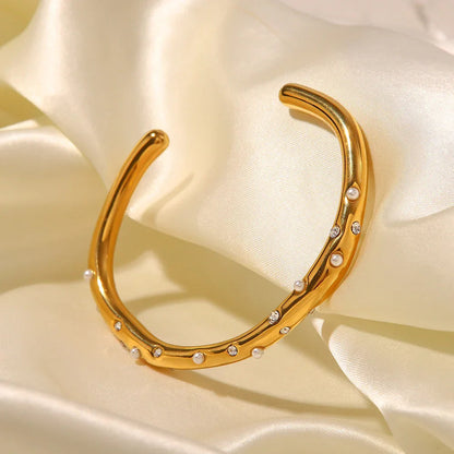 [Royal Vicky]Corisande Gold Bangle