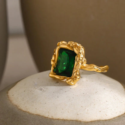 [Royal Vicky]Priscilla Emerald Ring
