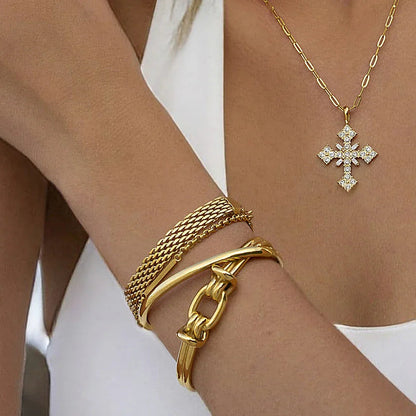 [Royal Vicky]Luce Gold Knot Bangle