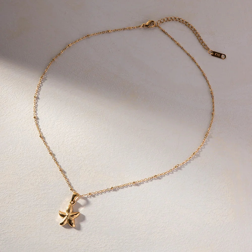 [Royal Vicky]Emmie Gold Starfish Pendant