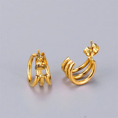 [Royal Vicky]Cradle Gold Earrings