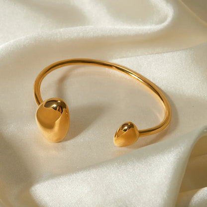 [Royal Vicky]Mallory Minimalist Gold Cuff