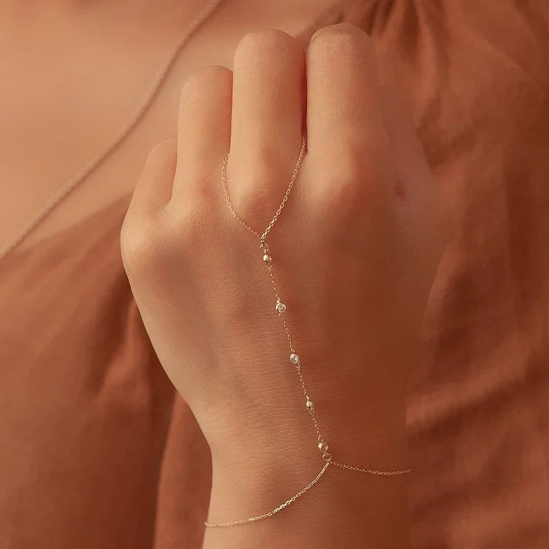 [Royal Vicky]Evelyne Gold Chain Bracelet