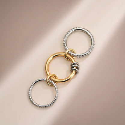 [Royal Vicky]Cosette Stacked Diamond Ring