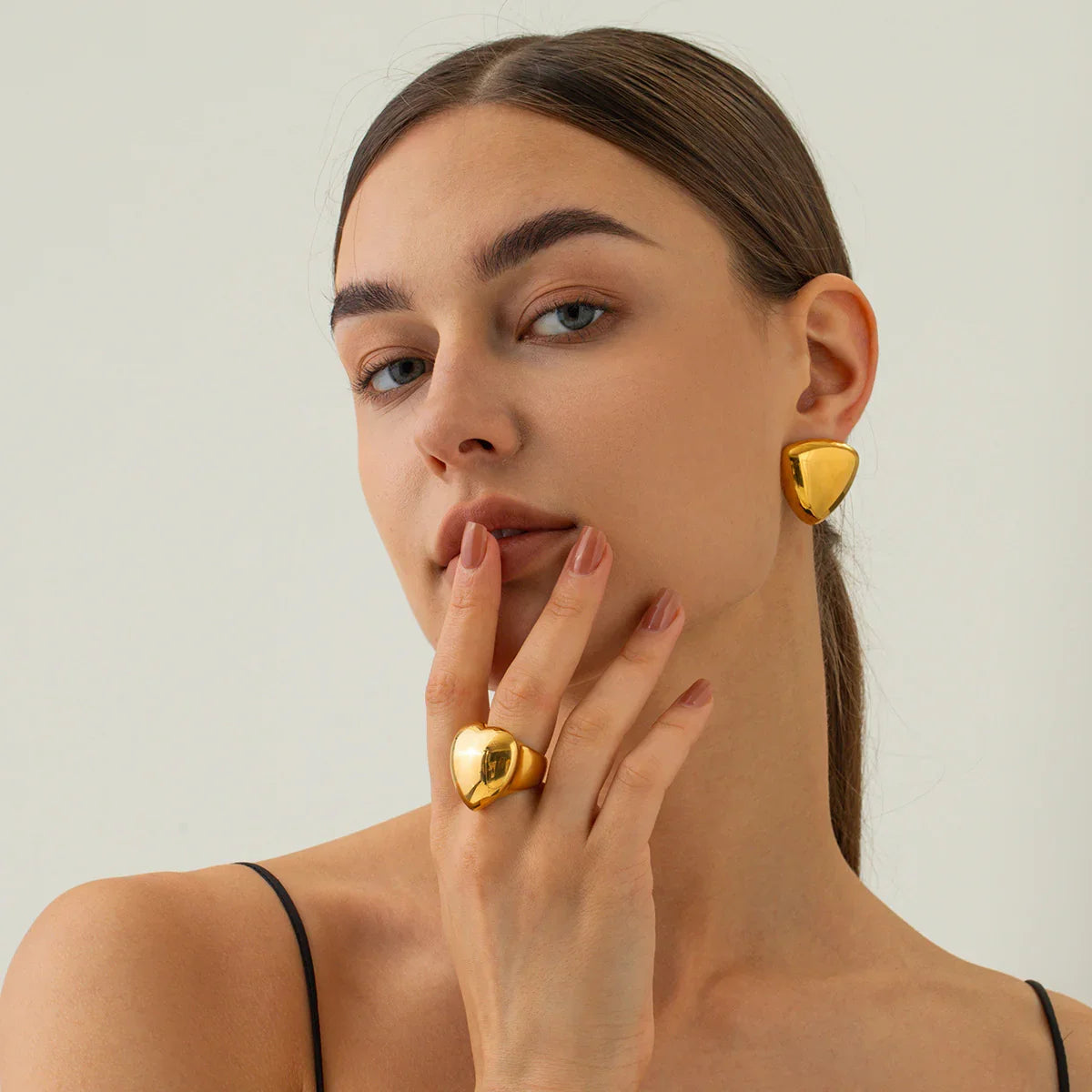 [Royal Vicky]Reagan Gold Earrings