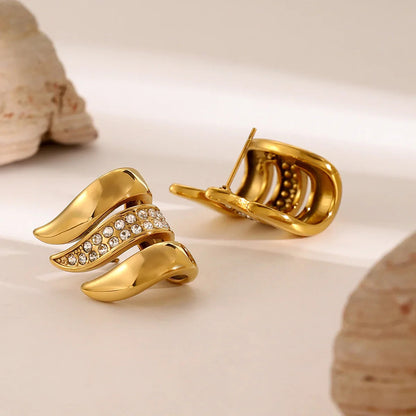 [Royal Vicky]Charmaine Gold Earrings