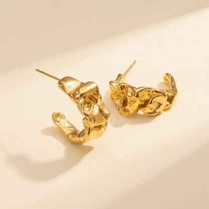 [Royal Vicky]Ashley Gold Earrings