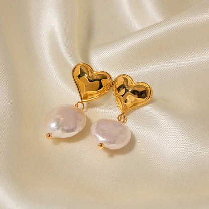[Royal Vicky]Blanche Freshwater Pearl Earrings