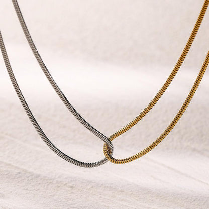 [Royal Vicky]Talia Two Tone Necklace