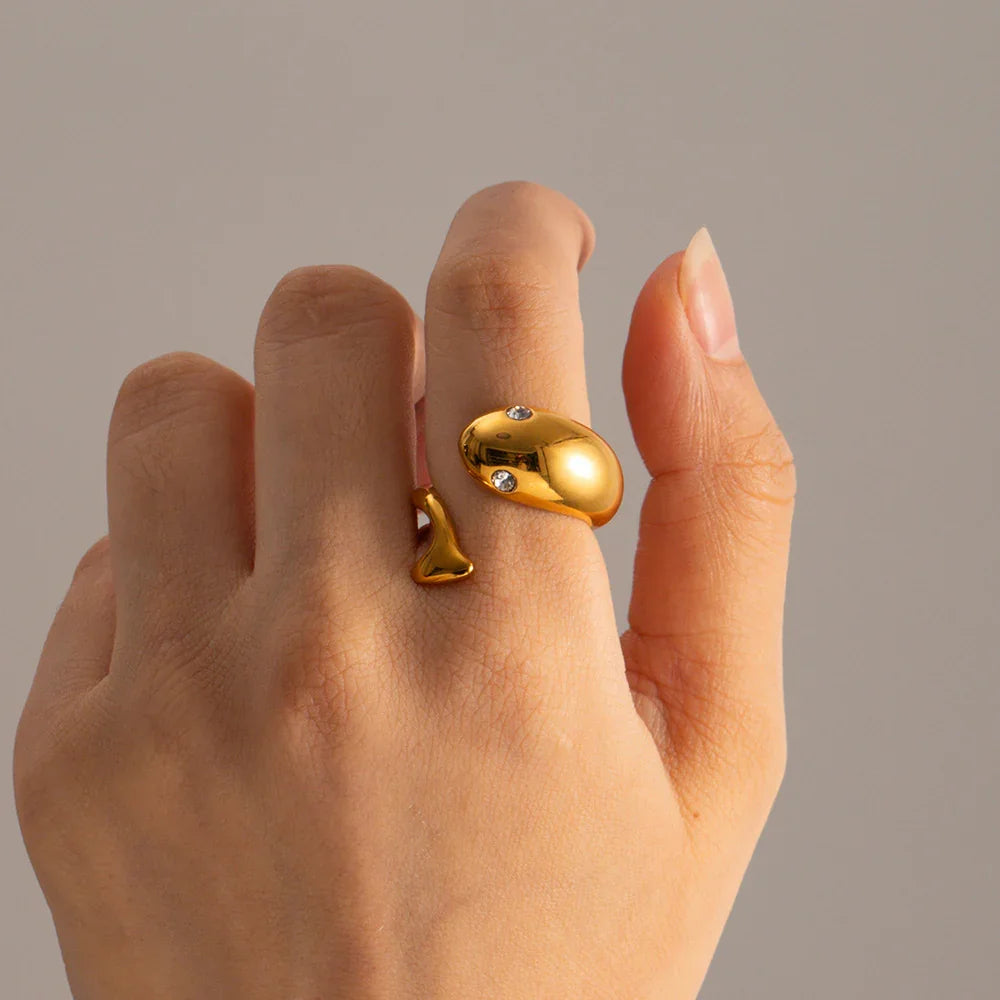 [Royal Vicky]Etta Gold Serpent Ring