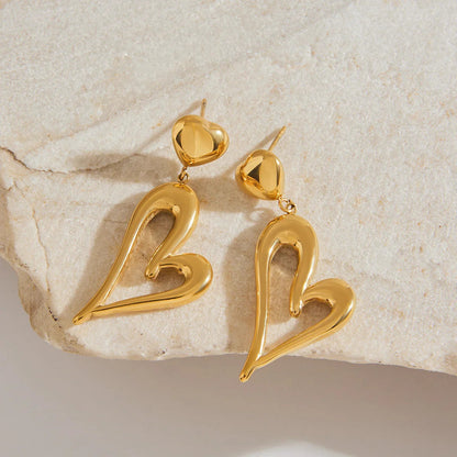 [Royal Vicky]Venus Gold Heart Earrings