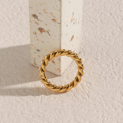 [Royal Vicky]Melody Gold Twist Ring