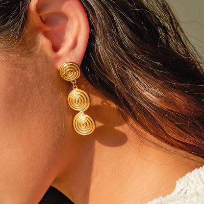 [Royal Vicky]Marielle Gold Earrings