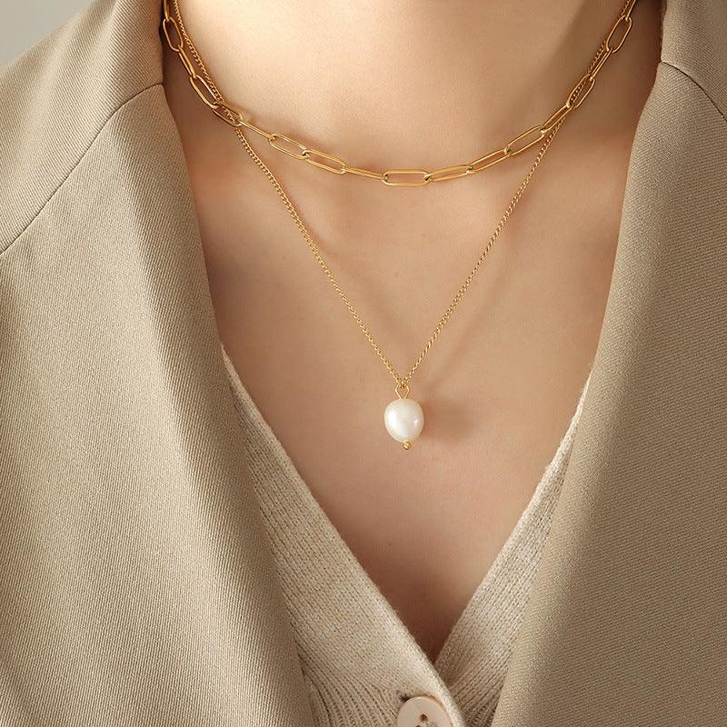 [Royal Vicky]Tropica Freshwater Pearl Necklace