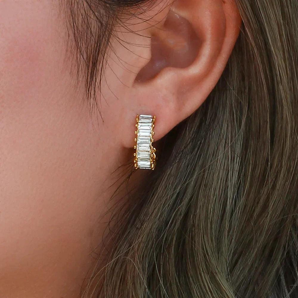 [Royal Vicky]Agnes Diamond Earrings