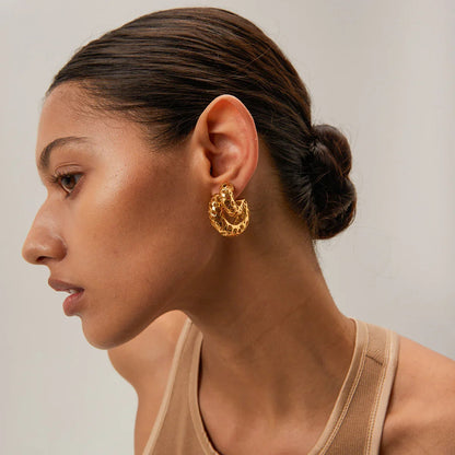 [Royal Vicky]Alma Gold Earrings