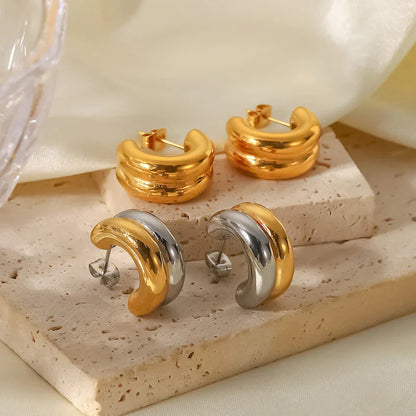 [Royal Vicky]Henrietta Gold Earrings