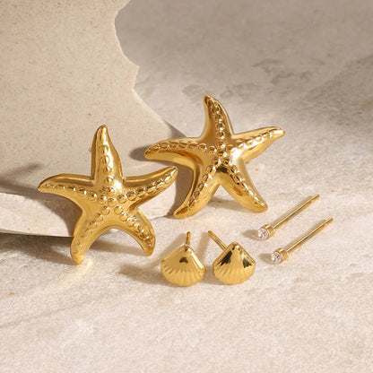 [Royal Vicky]Arielle Ocean-Inspired Earring Bundle