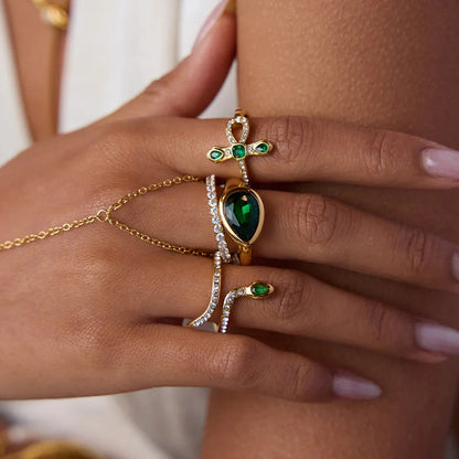 [Royal Vicky]Joy Diamond Knot Gold Ring