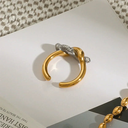 [Royal Vicky]Trinity Twisted Nail Ring