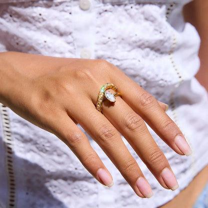 [Royal Vicky]Calina Marquise Diamond Ring