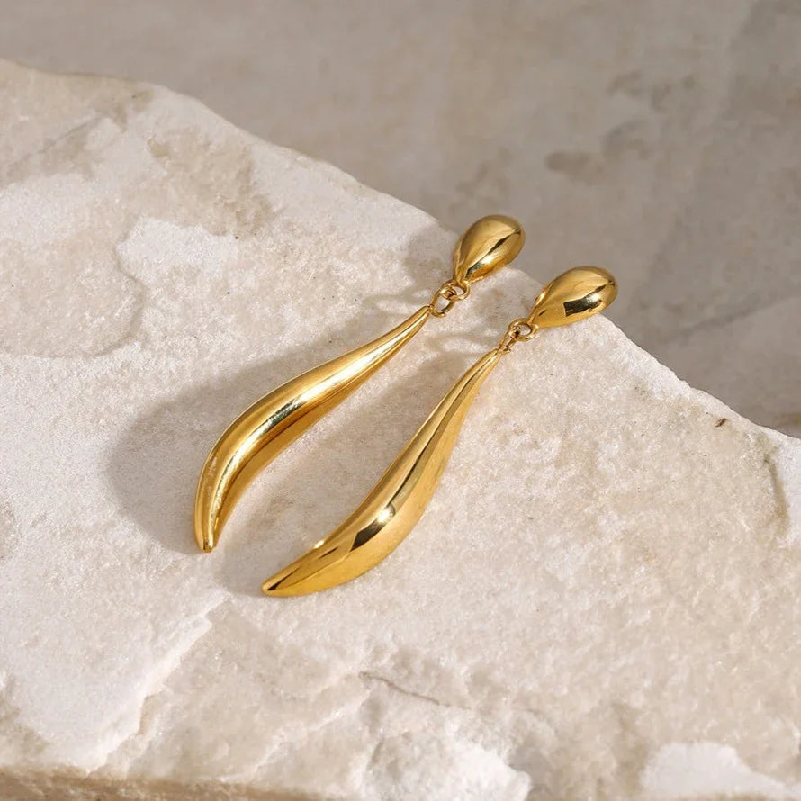 [Royal Vicky]Aspen Gold Earrings