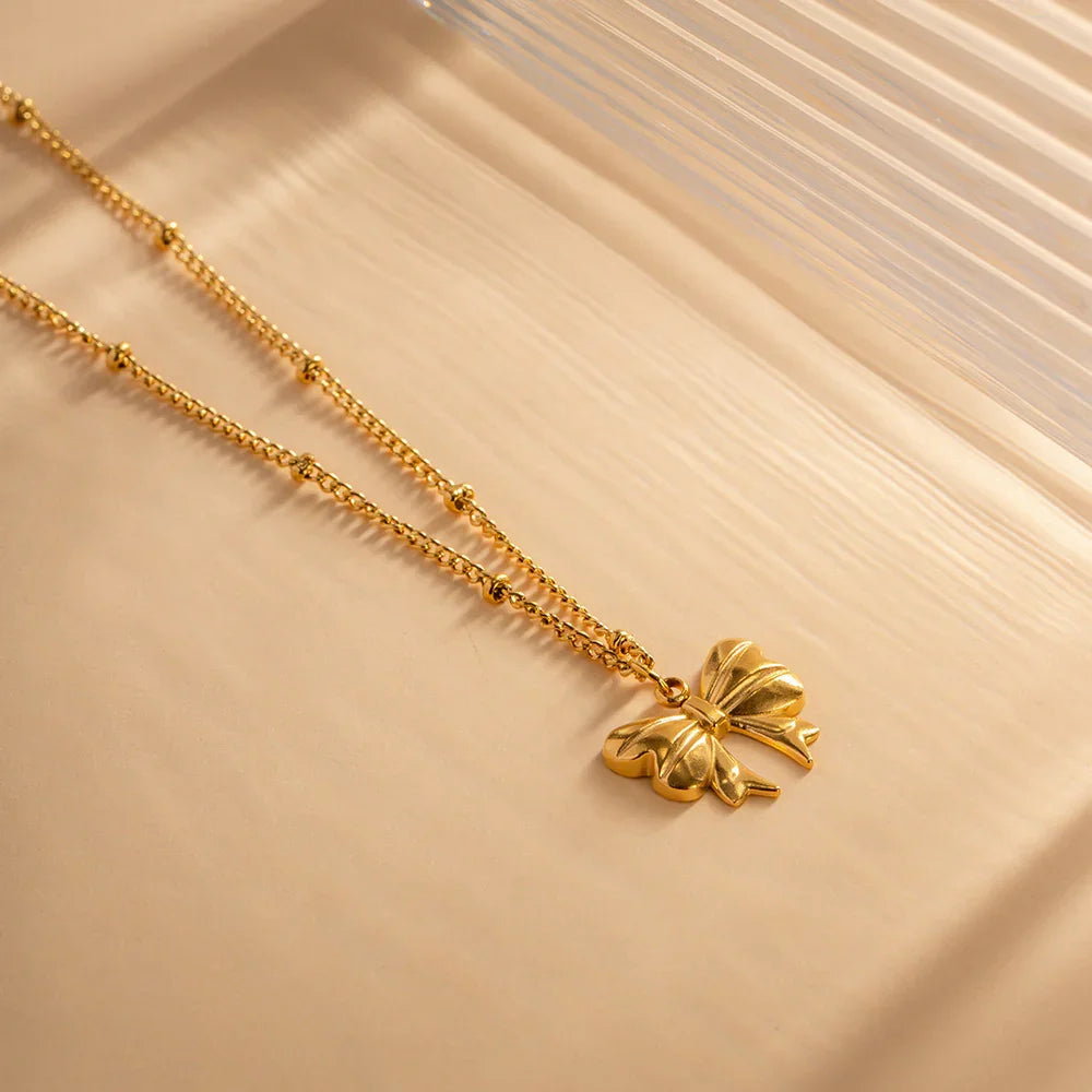 [Royal Vicky]June Bow Necklace