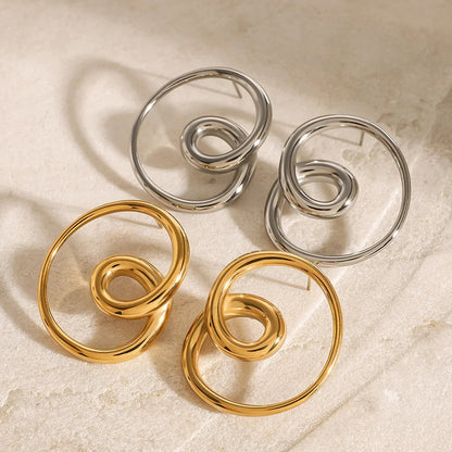 [Royal Vicky]Angelique Golden Twist Earrings