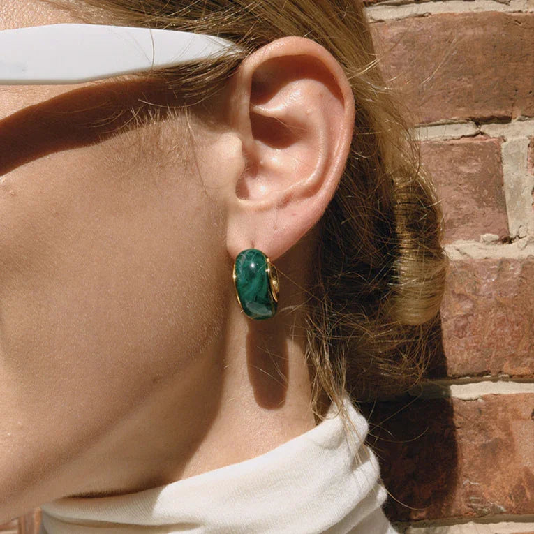 [Royal Vicky]Lexi Chunky Enamel Hoops