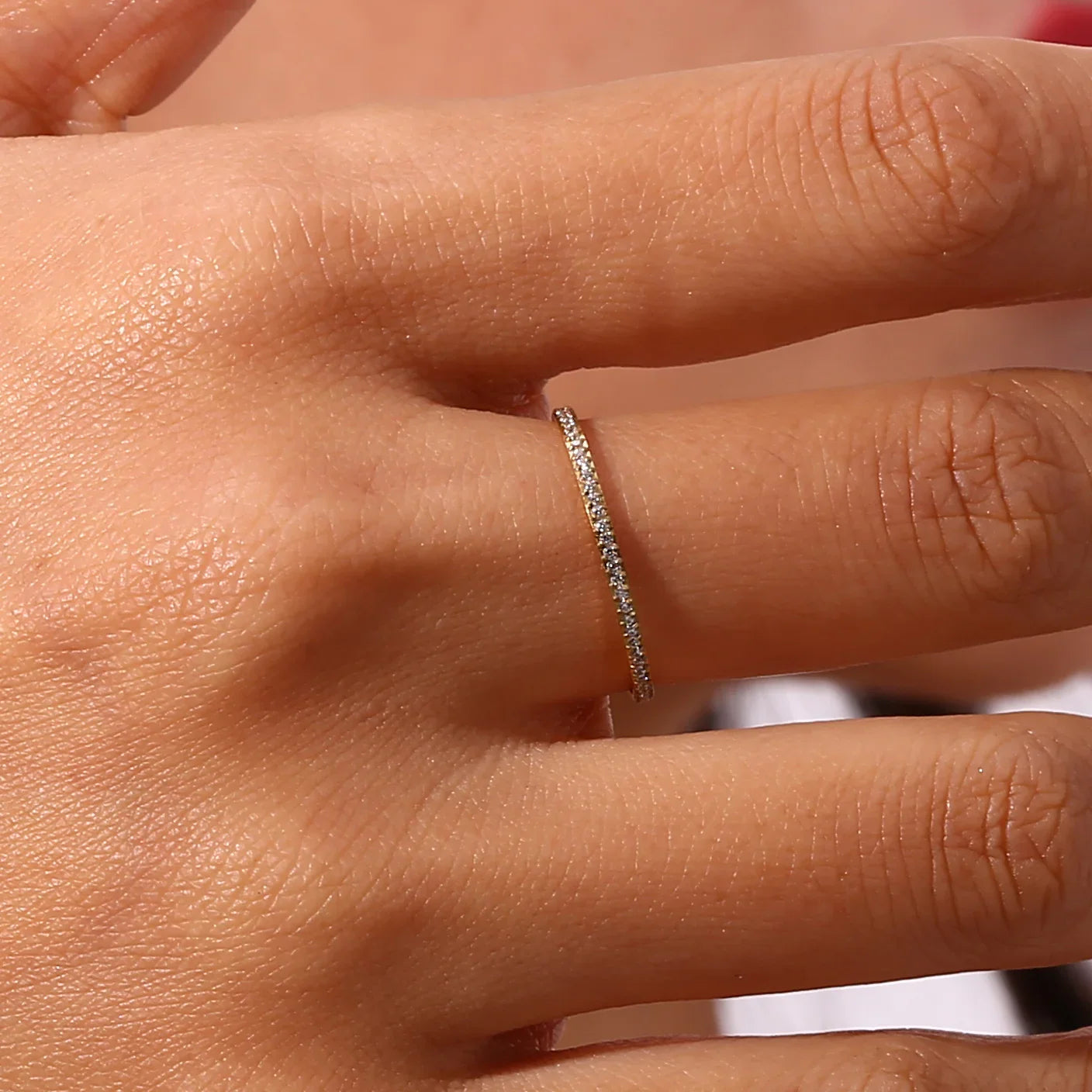[Royal Vicky]Zarra Paved Gold Ring