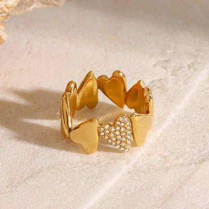 [Royal Vicky]Ciel Diamond Hearts Ring