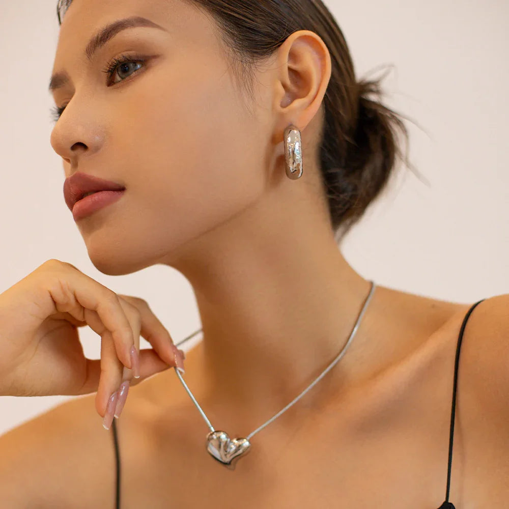 [Royal Vicky]Bethany Silver Earrings