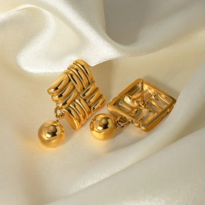 [Royal Vicky]Alba Gold Earrings