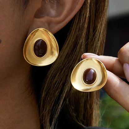 [Royal Vicky]Orissa Gold Enamel Earrings