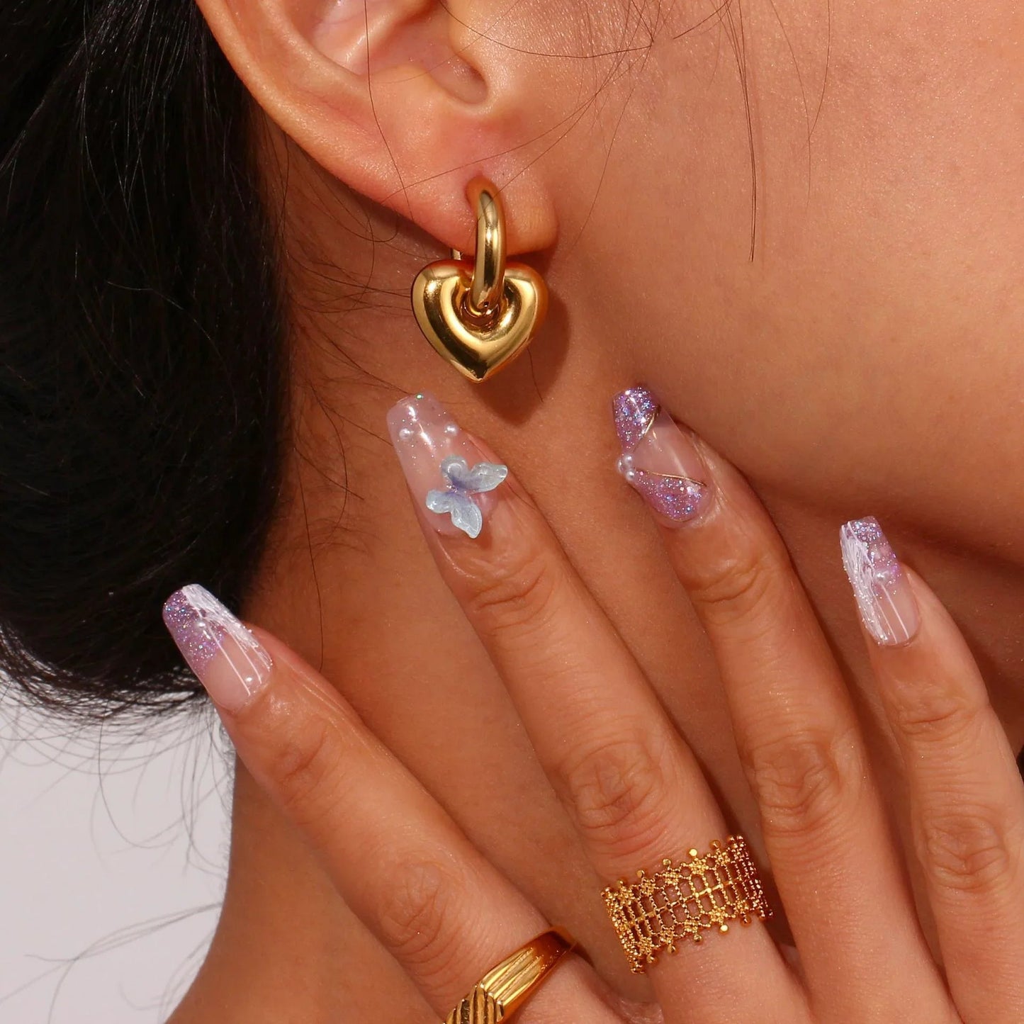 [Royal Vicky]Aria's Arrow Gold Earrings