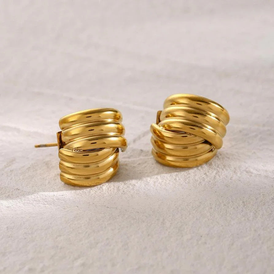 [Royal&Vicky]アバロン ゴールドピアス