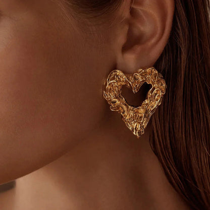 [Royal Vicky]Helene Heart Earrings