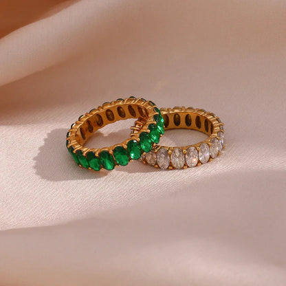 [Royal Vicky]Antoinette Diamond Simulant Gold Ring