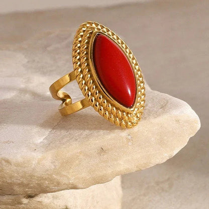 [Royal Vicky]Heidi Marquise Gold Ring