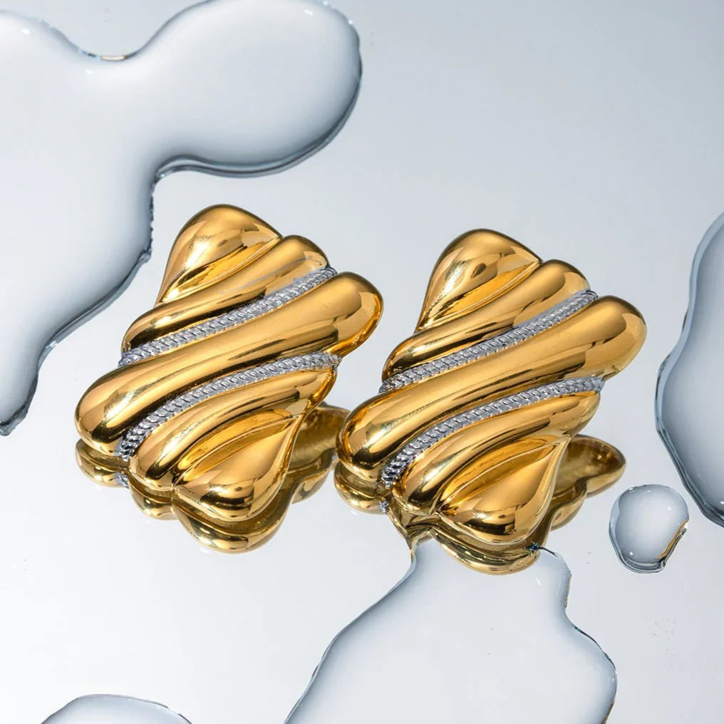 [Royal Vicky]Pippa Gold Earrings