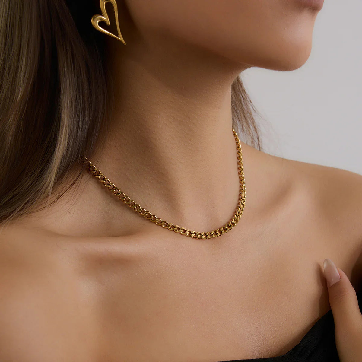 [Royal Vicky]Ysolde Gold Chain Necklace